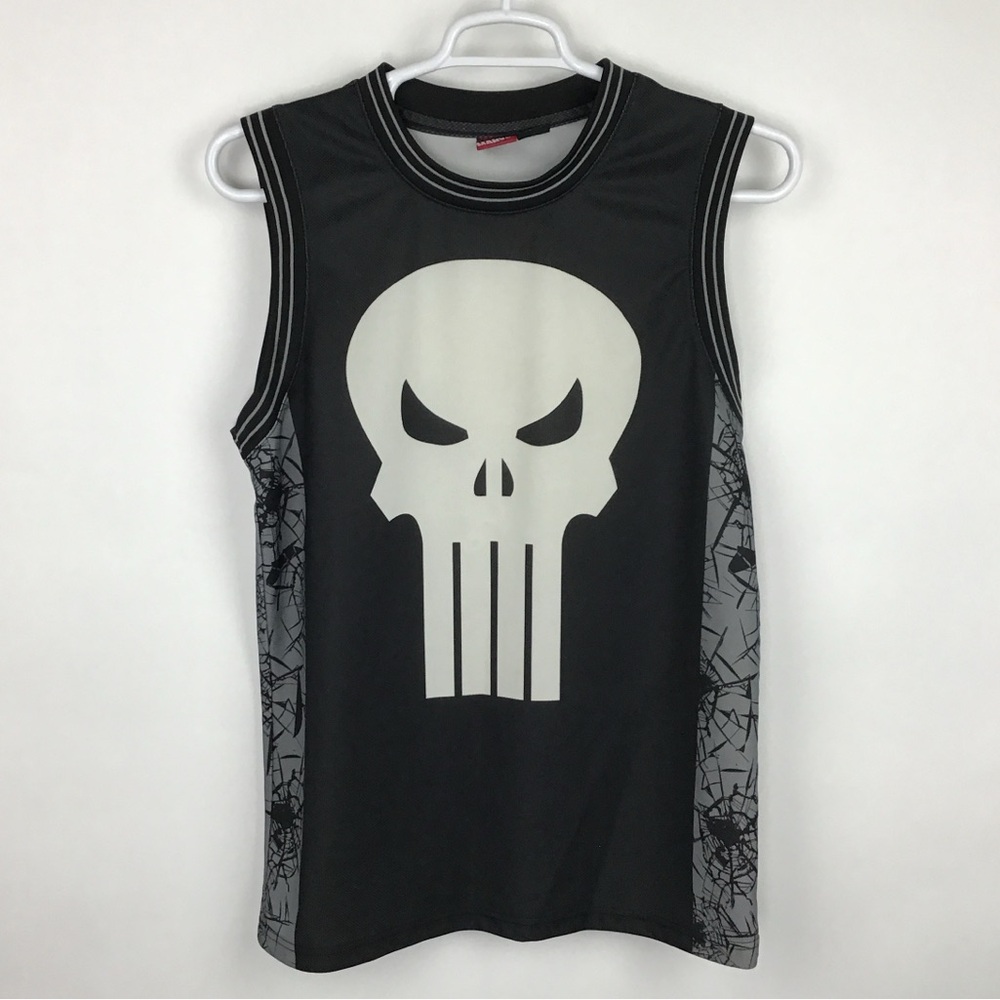 Marvel Mad Engine The Punisher men’s tank top jersey large